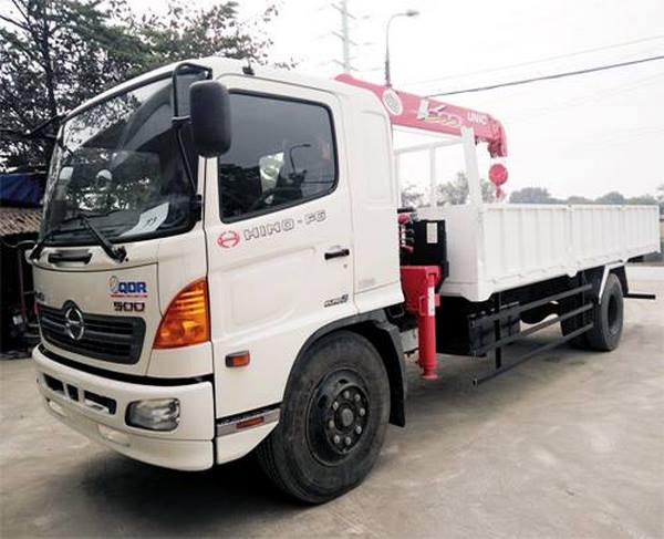 Hino 9 tấn Gắn Cẩu Unic 3 Tấn