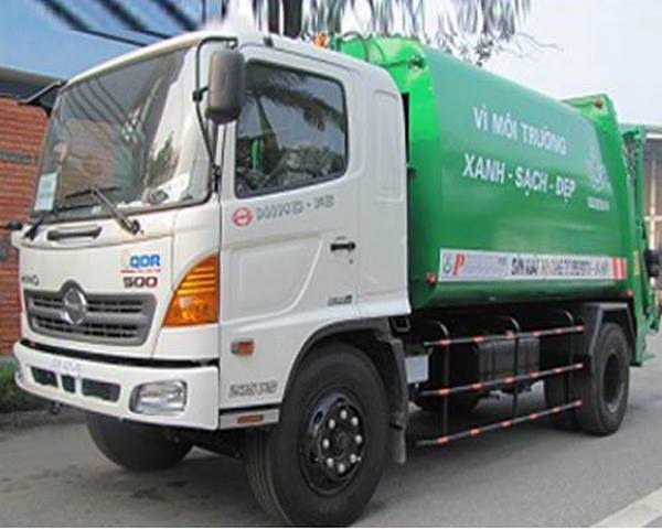 Xe Cuốn Ép Rác Hino 11 Khối